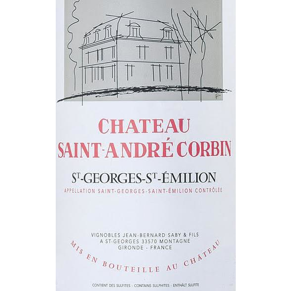Chateau Saint-Andre Corbin Saint Emilion Red Bordeaux Blend 750ml - Available at Wooden Cork