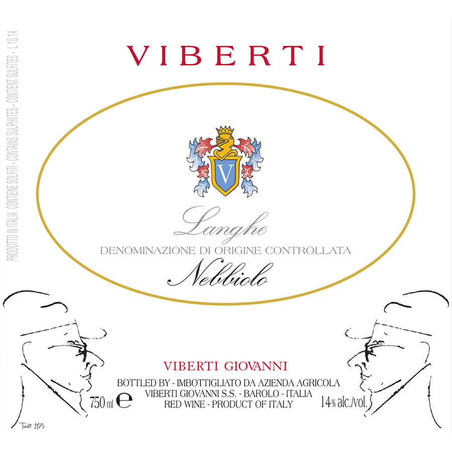 Viberti Langhe DOC Nebbiolo 750ml - Available at Wooden Cork