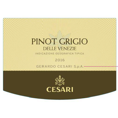 Cesari Veneto Pinot Grigio 750ml - Available at Wooden Cork