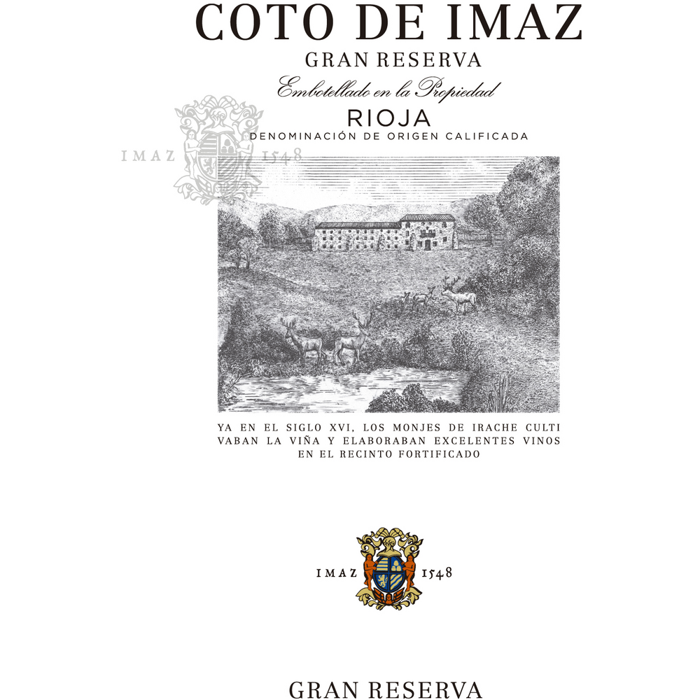 El Coto Imaz Rioja Gran Reserva DOC Tempranillo 750ml - Available at Wooden Cork