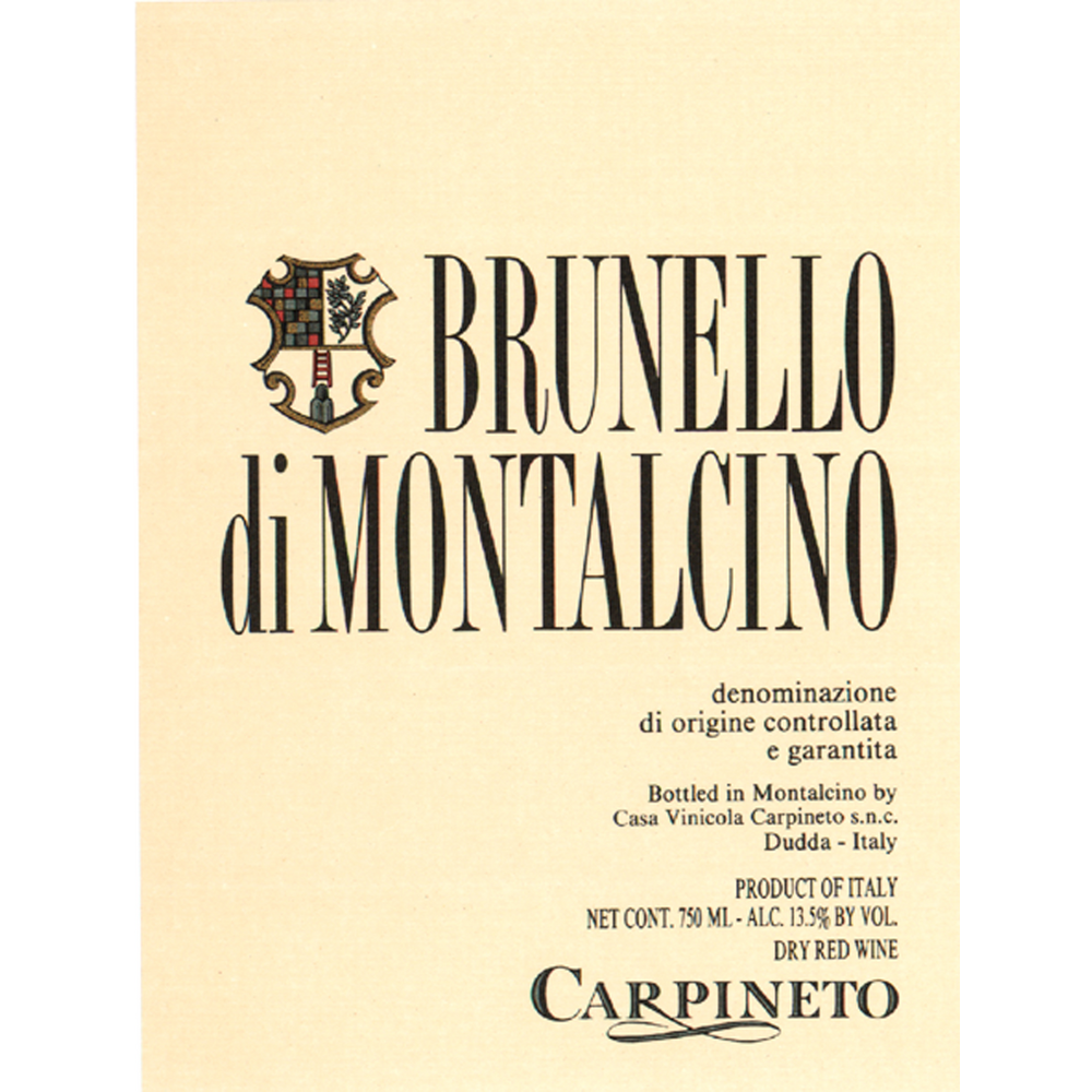 Carpineto Brunello Di Montalcino Sangiovese 750ml - Available at Wooden Cork
