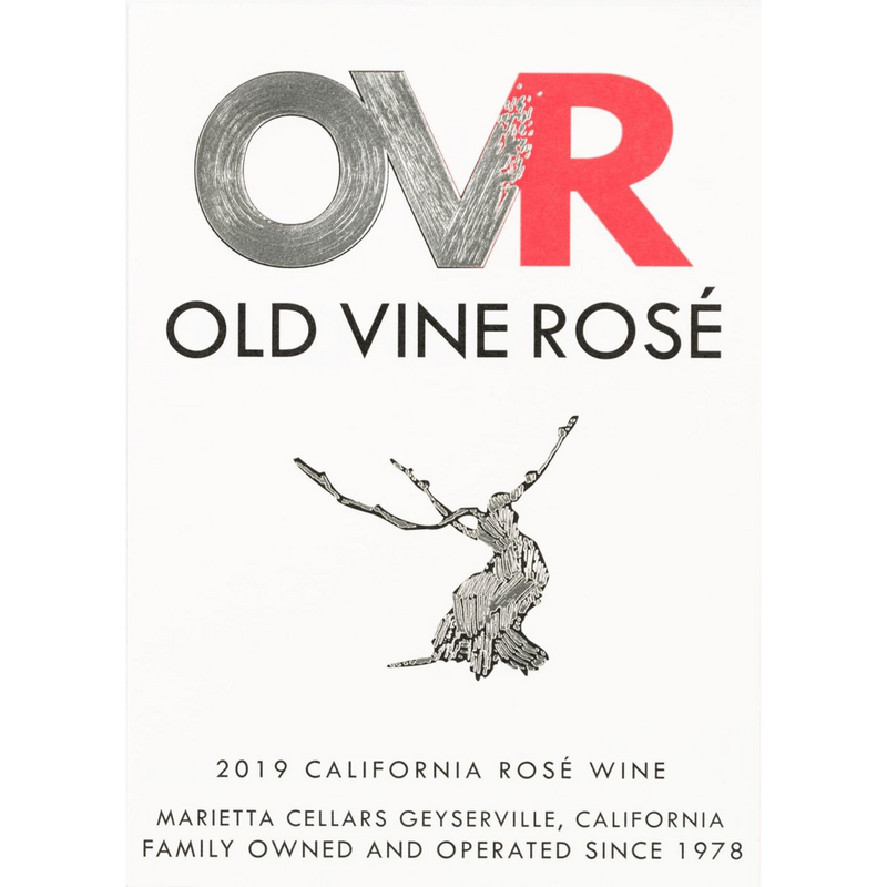 Marietta OVR California Old Vine Rose 750ml - Available at Wooden Cork