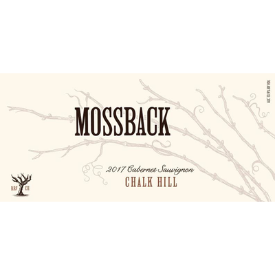 Mossback Chalk Hill Cabernet Sauvignon 750ml - Available at Wooden Cork