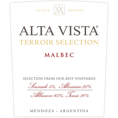Alta Vista Terroir Selection Mendoza Malbec 750ml - Available at Wooden Cork