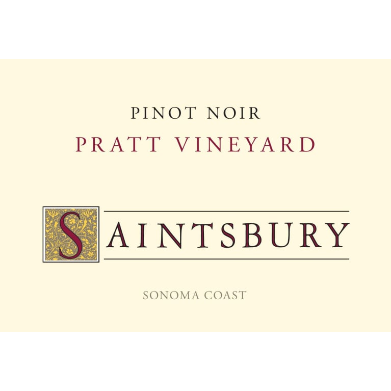 Saintsbury Pratt Vineyard Pinot Noir 750ml - Available at Wooden Cork