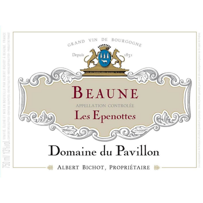 Albert Bichot Domaine Du Pavillon Beaune 1er Cru Les Epenottes Pinot Noir 750ml - Available at Wooden Cork