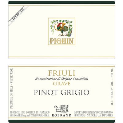 Pighin Friuli Grave Pinot Grigio 750ml - Available at Wooden Cork