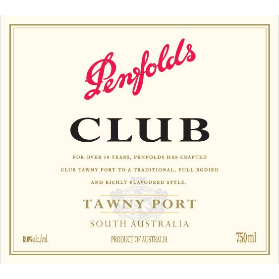 Penfolds Club South Australia Tawny Port 750ml - Available at Wooden Cork