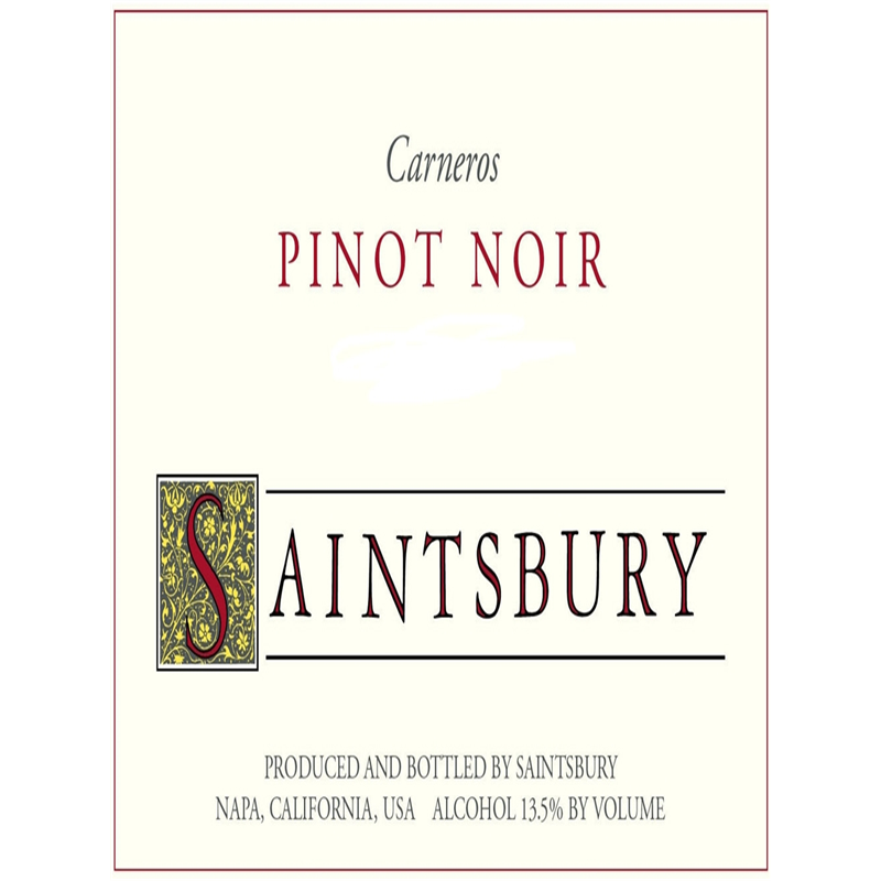 Saintsbury Carneros Pinot Noir 750ml - Available at Wooden Cork