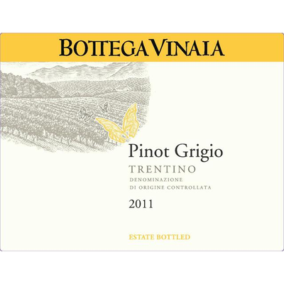 Bottega Vinaia Trentino Pinot Grigio 750ml - Available at Wooden Cork