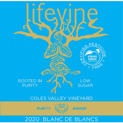 LifeVine Umpqua Valley Blanc de Blanc Sparkling 750ml - Available at Wooden Cork
