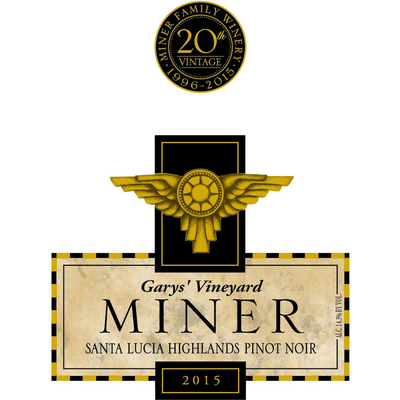 Miner Santa Lucia Highlands Gary's Vineyard Pinot Noir 750ml - Available at Wooden Cork