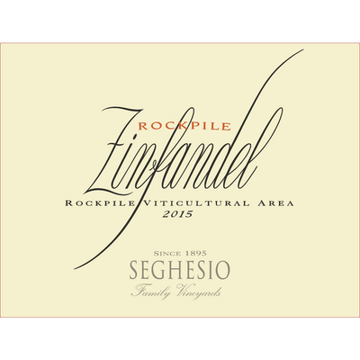 Seghesio Rockpile Zinfandel 750ml - Available at Wooden Cork
