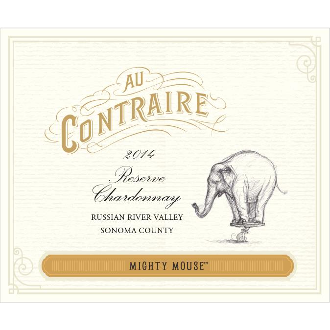 Au Contraire Mighty Mouse Russian River Valley Chardonnay 750ml - Available at Wooden Cork