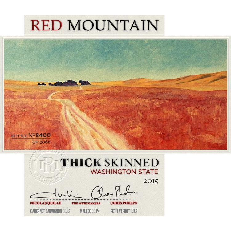 Thick Skinned Red Mountain Red Blend 750ml - Available at Wooden Cork