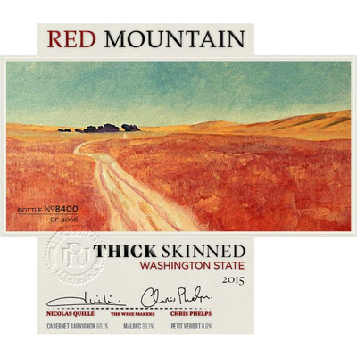 Thick Skinned Red Mountain Red Blend 750ml - Available at Wooden Cork