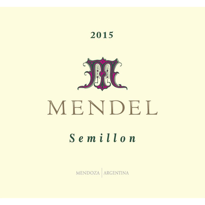 Mendel Uco Valley Semillon 750ml - Available at Wooden Cork