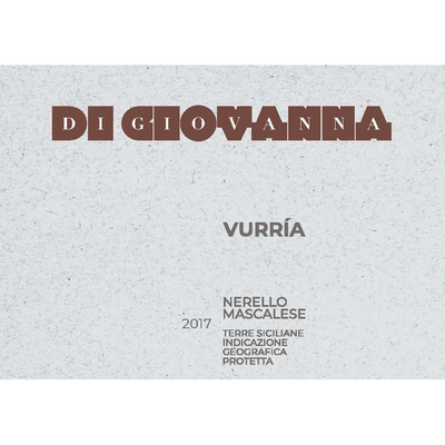 Di Giovanna Vurria Terre Siciliane Nerello Mascalese 750ml - Available at Wooden Cork