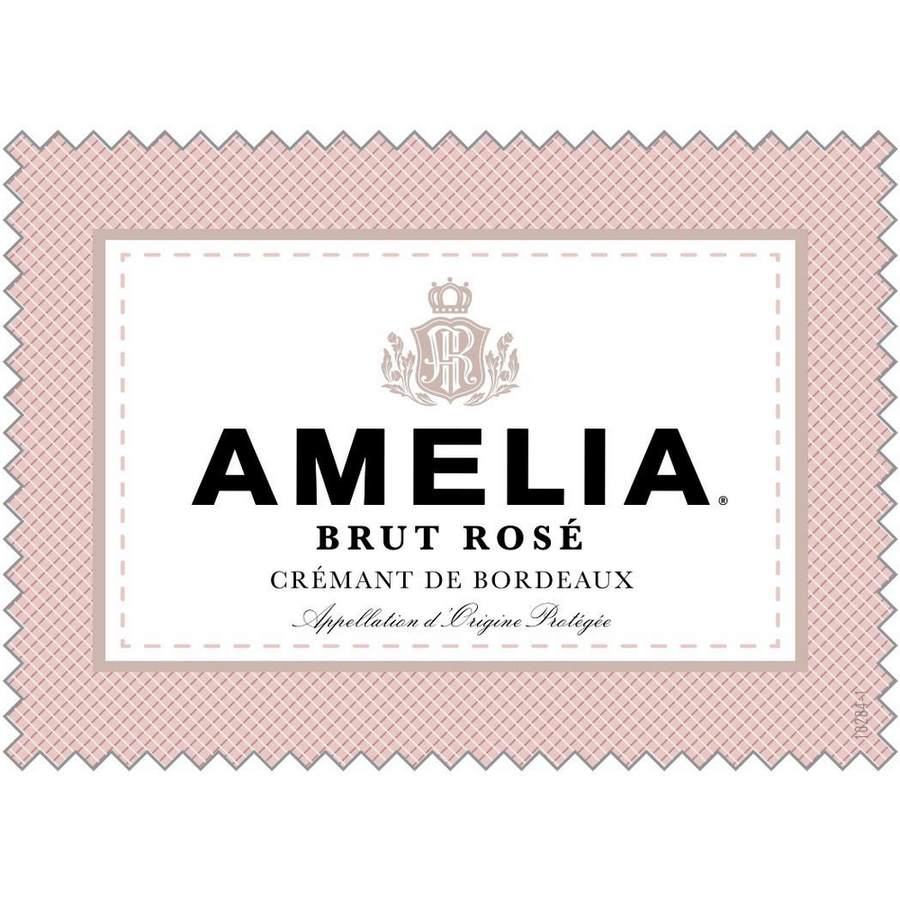 Amelia Cremant De Bordeaux Brut Rose 750ml - Available at Wooden Cork