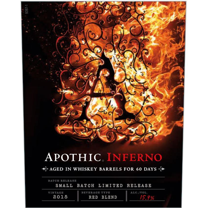 Apothic California Apothic California Inferno Red Blend 750ml – Wooden Cork