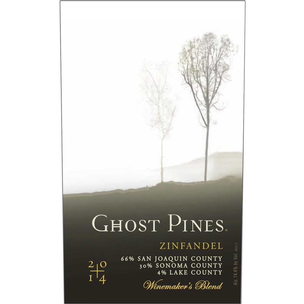 Ghost Pines San Joaquin/Sonoma/Lake County Zinfandel 750ml - Available at Wooden Cork