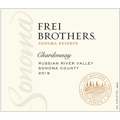 Frei Brothers Sonoma Reserve Russian River Valley Chardonnay 750ml - Available at Wooden Cork