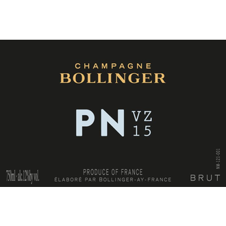 Bollinger Champagne Brut PN VZ15 - Available at Wooden Cork