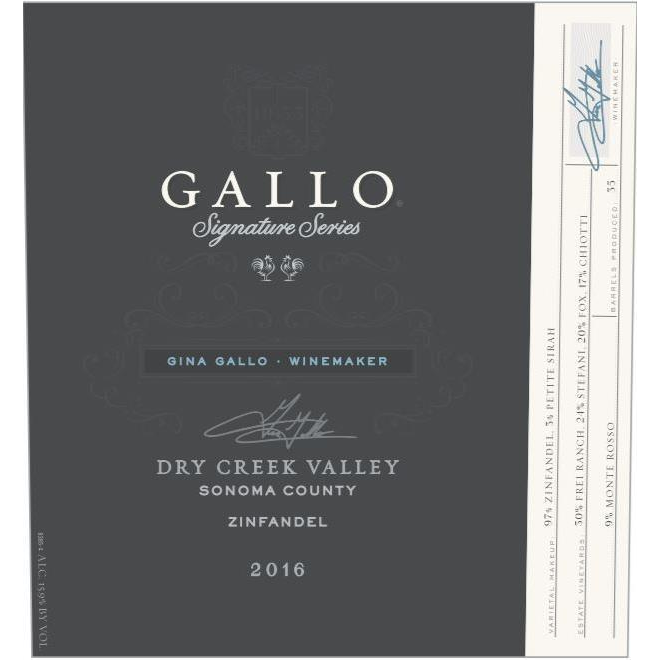 Gallo Signature Series Dry Creek Valley Zinfandel 750ml - Available at Wooden Cork