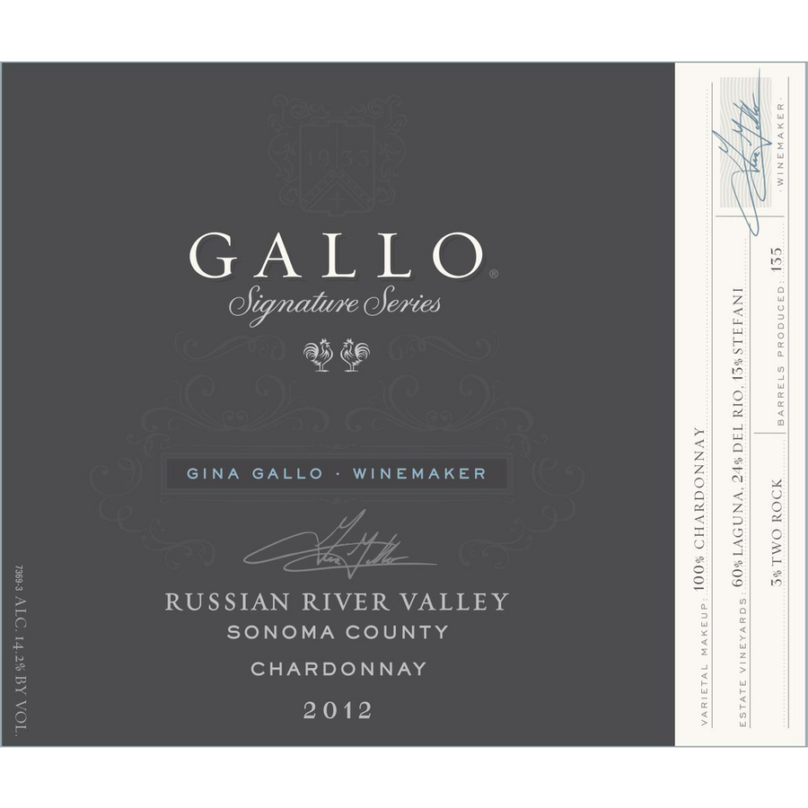 Gallo Signature Series Russian River Valley Chardonnay 750ml - Available at Wooden Cork