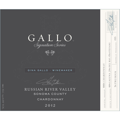 Gallo Signature Series Russian River Valley Chardonnay 750ml - Available at Wooden Cork