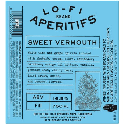 Lo-Fi Aperitifs Sweet Vermouth 750ml - Available at Wooden Cork