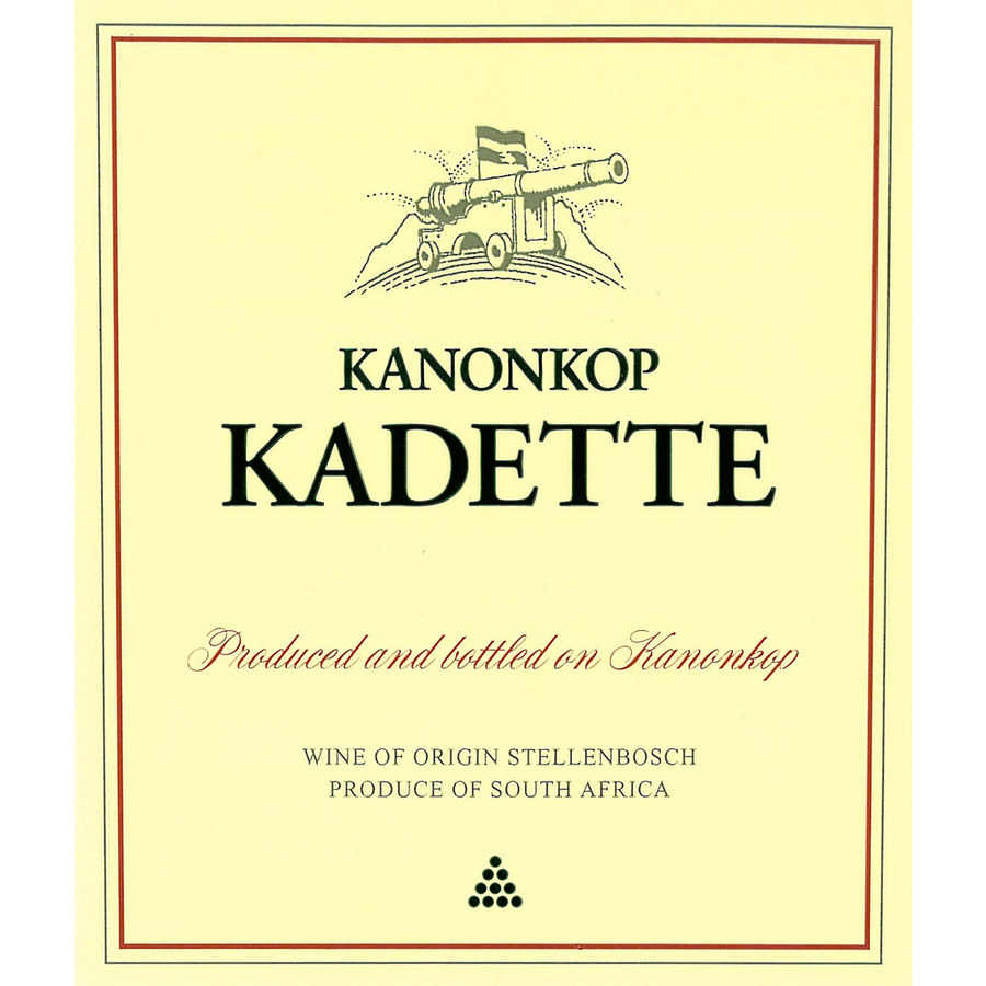 Kanonkop Estate Kadette Stellenbosch Cape Blend 750ml - Available at Wooden Cork