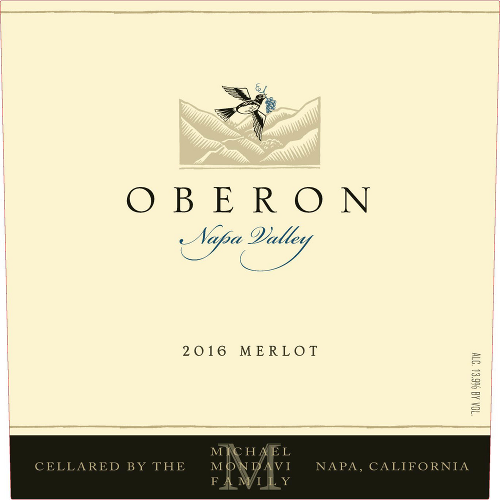 Oberon Napa Valley Merlot 750ml - Available at Wooden Cork