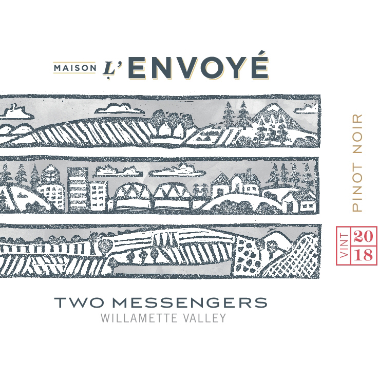 Maison L'Envoye Willamette Valley Two Messengers Pinot Noir 750ml - Available at Wooden Cork