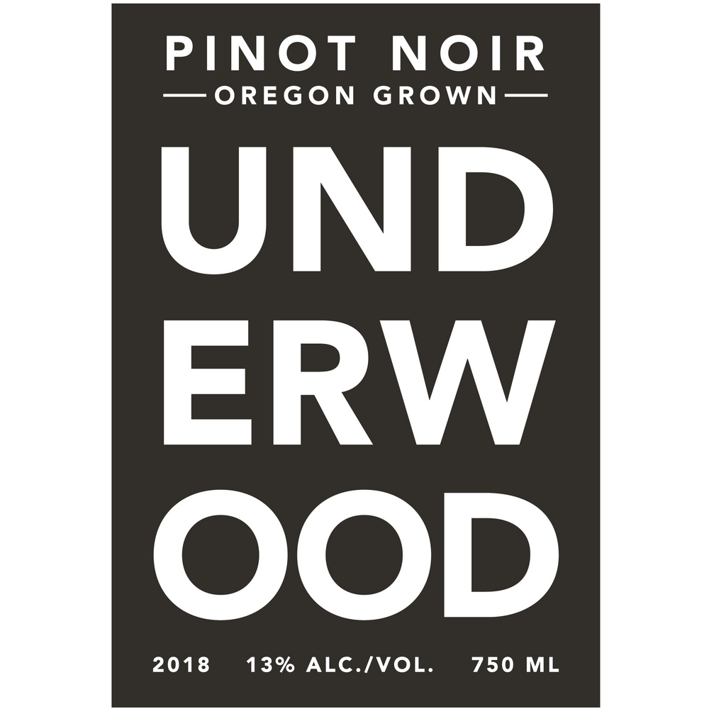 Underwood Cellars Oregon Pinot Noir 750ml - Available at Wooden Cork