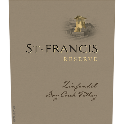 St. Francis Dry Creek Valley Reserve Zinfandel 750ml - Available at Wooden Cork