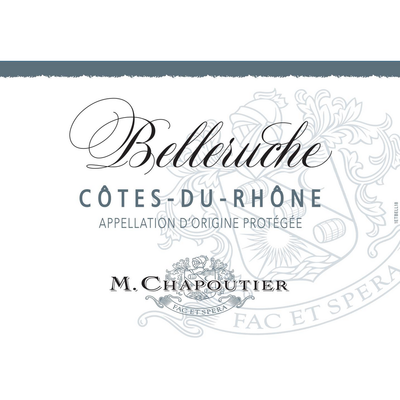 M. Chapoutier Cotes Du Rhone Belleruche Blanc 750ml - Available at Wooden Cork