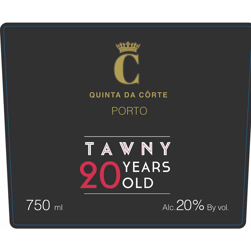 Quinta Da Corte 20 Years Old Tawny Port 750ml - Available at Wooden Cork
