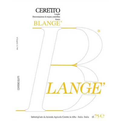Ceretto Blange Langhe Arneis 750ml - Available at Wooden Cork