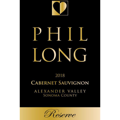 Longevity Phil Long Reserve Alexander Valley Cabernet Sauvignon 750ml - Available at Wooden Cork