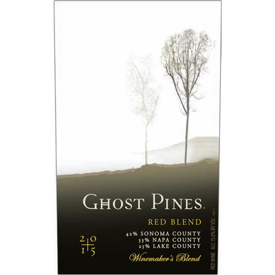 Ghost Pines Sonoma Napa and Lake Counties Red Blend 750ml - Available at Wooden Cork