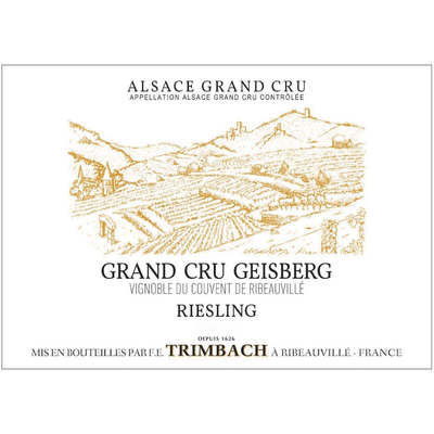 Trimbach Alsace Grand Cru Geisberg Riesling 750ml - Available at Wooden Cork