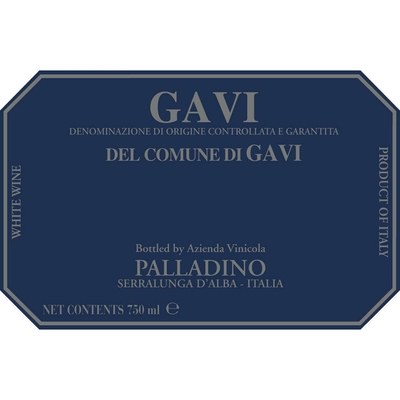 Palladino Gavi Cortese 750ml - Available at Wooden Cork