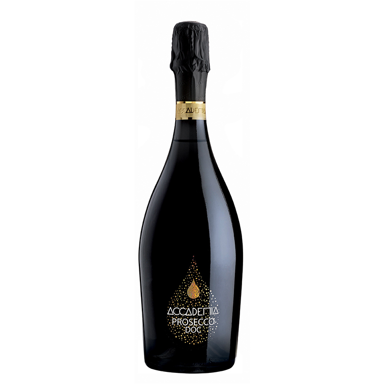 Accademia Black Prosecco 750ml - Available at Wooden Cork