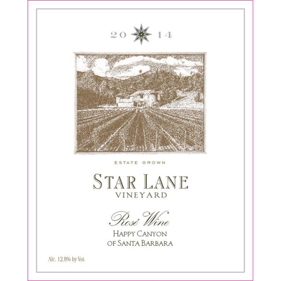 Star Lane Vineyard Happy Canyon Of Santa Barbara Rose 750ml - Available at Wooden Cork