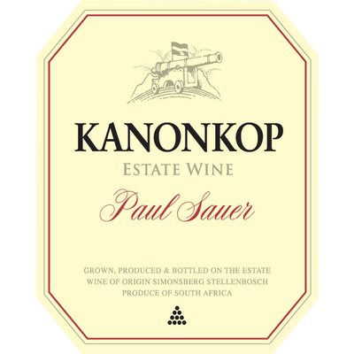 Kanonkop Estate Stellenbosch Paul Sauer Red Bordeaux Blend 750ml - Available at Wooden Cork