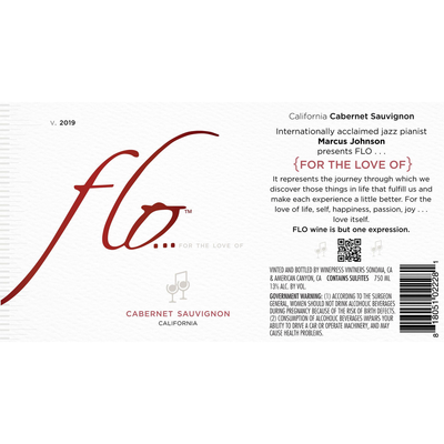 FLO California Cabernet Sauvignon 750ml - Available at Wooden Cork