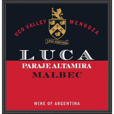 Luca Valle De Uco Paraje Altamira Malbec 750ml - Available at Wooden Cork