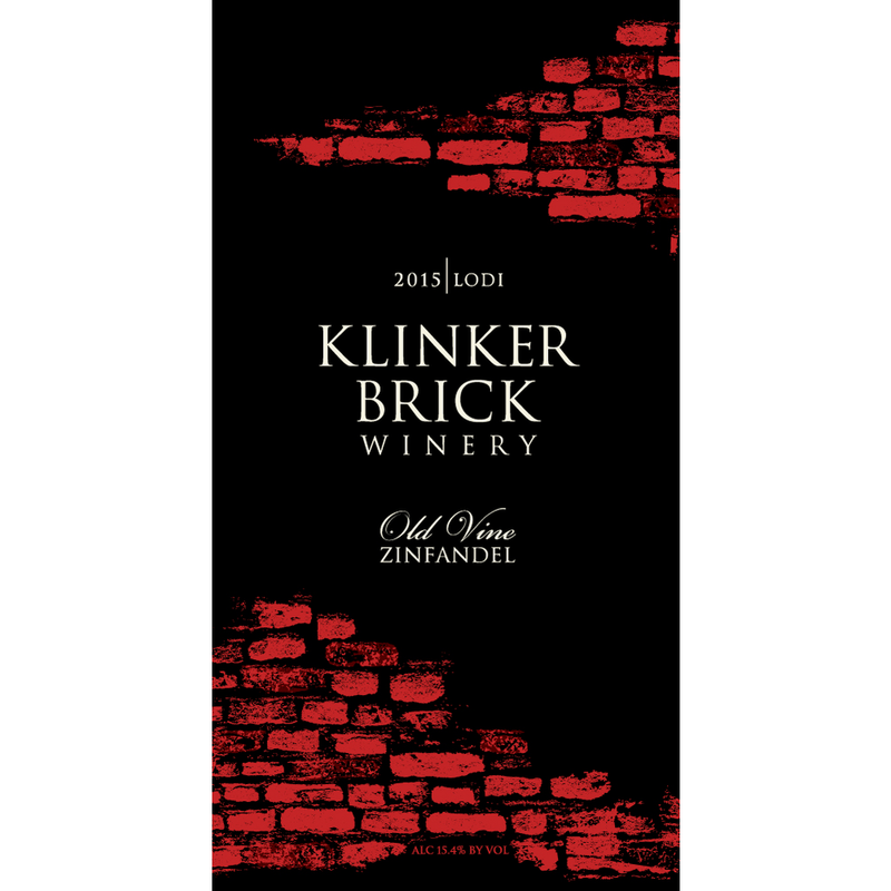 Klinker Brick Old Vine Lodi Zinfandel 750ml - Available at Wooden Cork