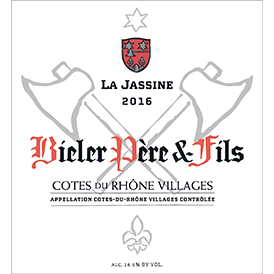 Bieler Pere Et Fils La Jassine Cotes Du Rhone Villages Red Blend 750ml - Available at Wooden Cork